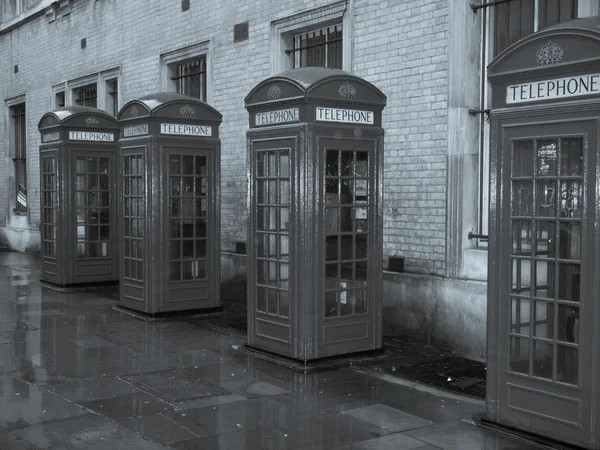 Λονδίνο Τηλεφωνικό κιβώτιο — Φωτογραφία Αρχείου