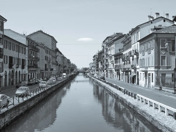 Naviglio grande, Mediolan — Zdjęcie stockowe