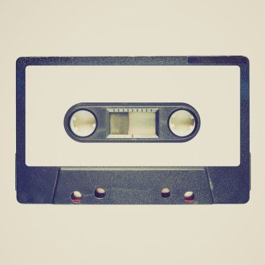 Retro görünüm bant kaseti