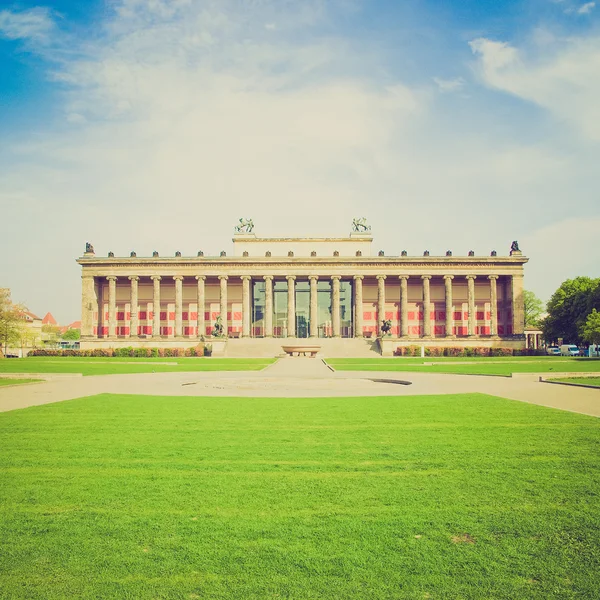 Retro wygląd Altesmuseum, Berlin — Zdjęcie stockowe