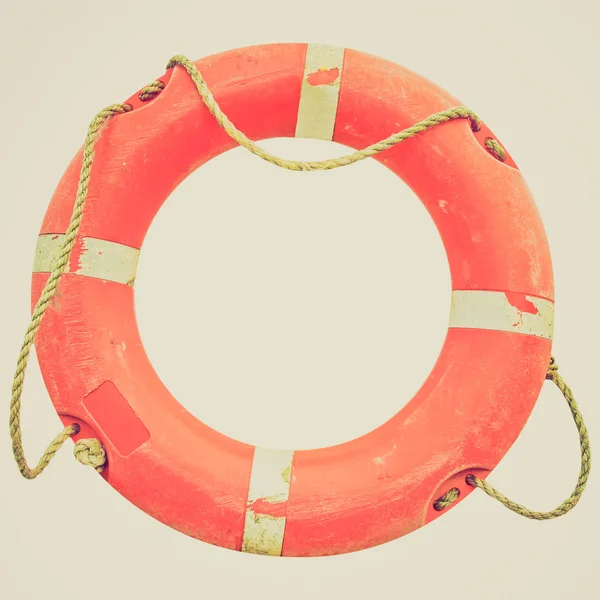 Retro look Lifebuoy — Stock Photo, Image