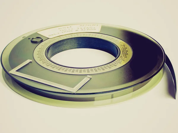 Retro look Tape reel — Stock Photo, Image