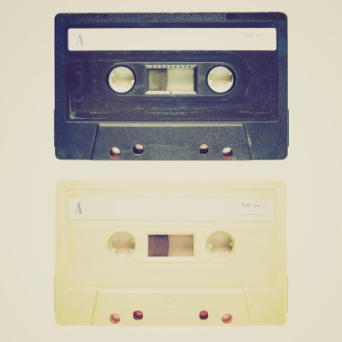 Retro görünüm bant kaseti