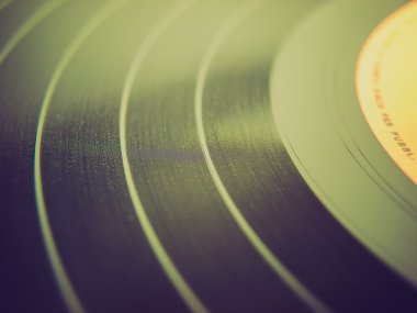 Retro görünüm Vinil plak