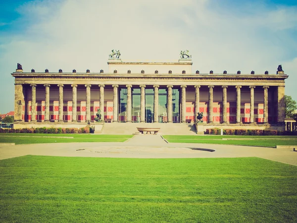 复古外观 altesmuseum 柏林 — 图库照片