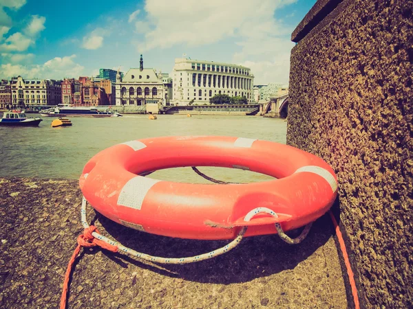 Retro olhar Lifebuoy — Fotografia de Stock