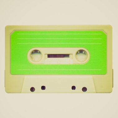 Retro görünüm bant kaseti