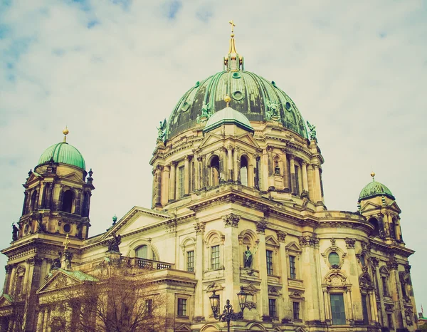 Retro wygląd Berliner Dom — Zdjęcie stockowe