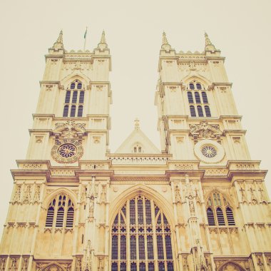 Vintage bir görünüm westminster abbey