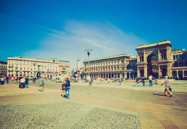 Od Piazza duomo, Mediolan — Zdjęcie stockowe