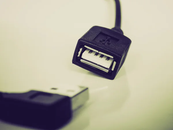 Retro-look usb bild — Stockfoto