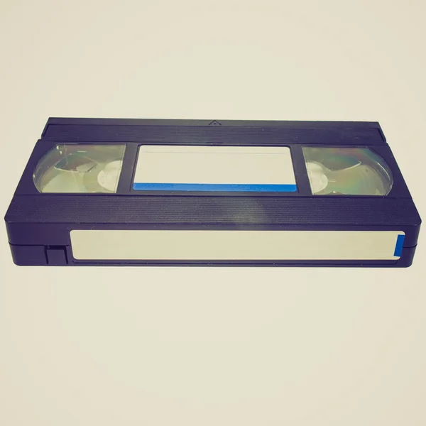 Retro olhar fita cassete VHS — Fotografia de Stock