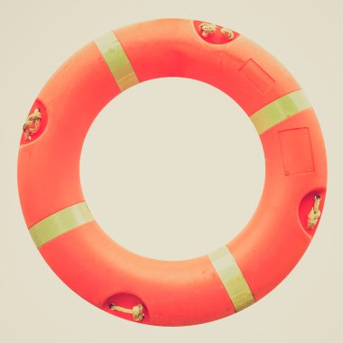 Retro görünüm lifebuoy
