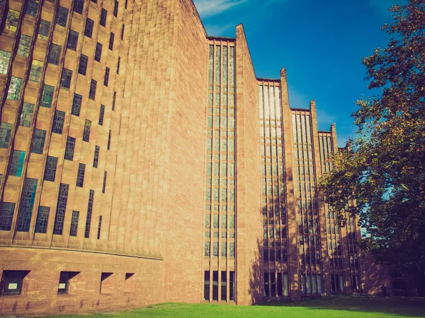 Look retrò Cattedrale di Coventry — Foto Stock