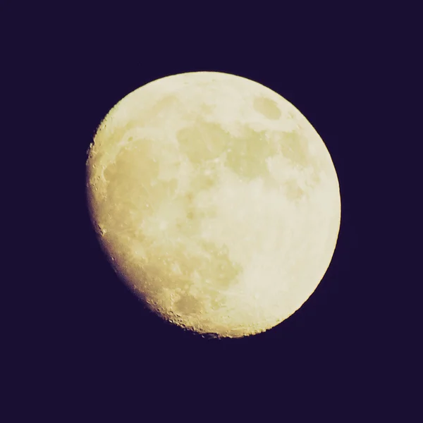 Retro ser fullmåne — Stockfoto