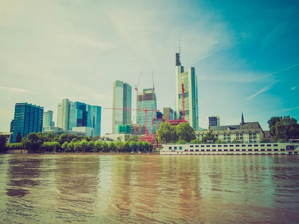 Retro se Frankfurt, Tyskland – stockfoto