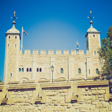 Vintage bir görünüm Londra