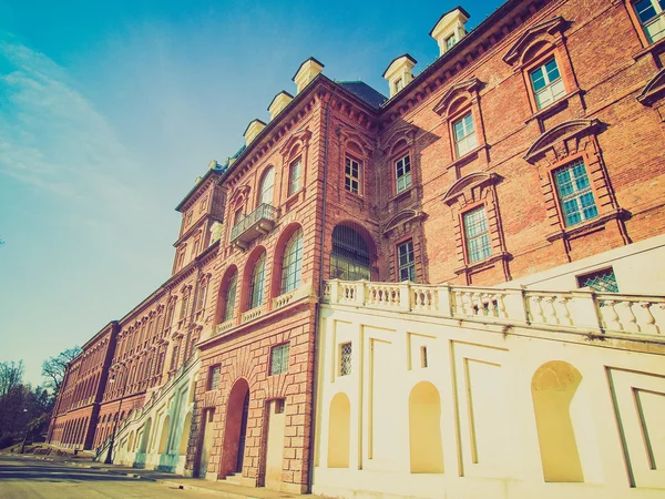 Retro look Castello del Valentino, Turin, Italy — Stock Photo, Image