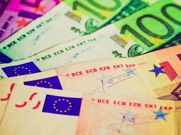 Retro-look Euro-beeld — Stockfoto