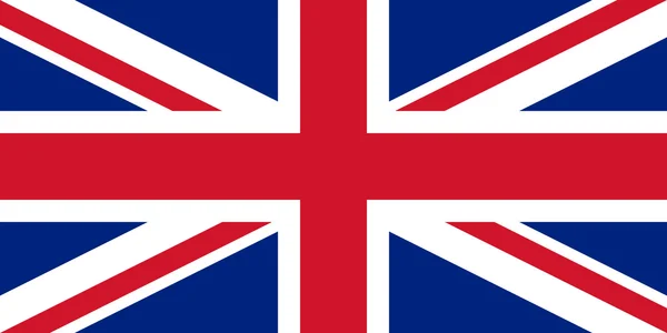 Vlag onder Britse vlag — Stockfoto