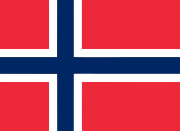 Bandeira da Noruega — Fotografia de Stock