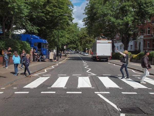 修道院路英国伦敦 — 图库照片