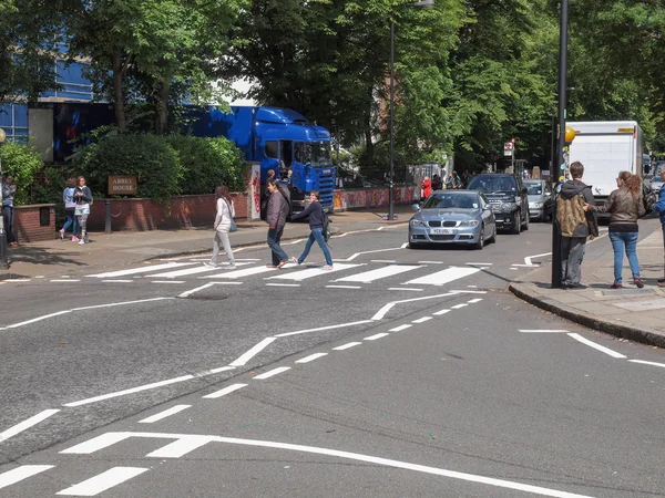 Abbey road Londra İngiltere — Stok fotoğraf