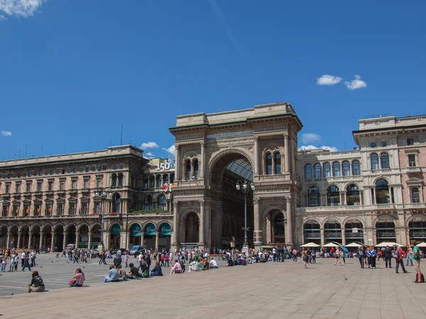 Piazza Duomo Milan — Stok fotoğraf