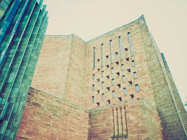 Retro lihat Katedral Coventry — Stok Foto