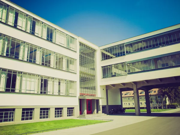 Aspetto retrò Bauhaus Dessau — Foto Stock