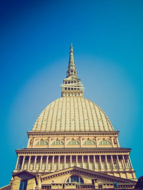 Retro look Mole Antonelliana, Torino
