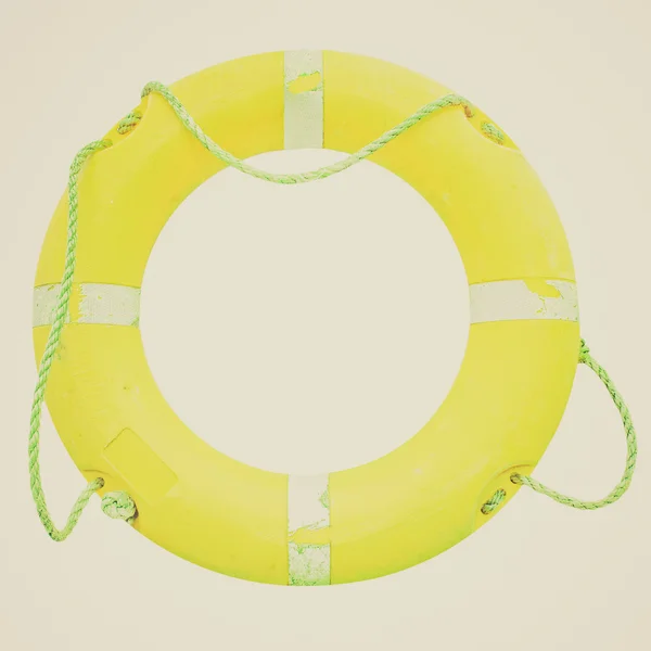 Retro look Lifebuoy — Stock Photo, Image