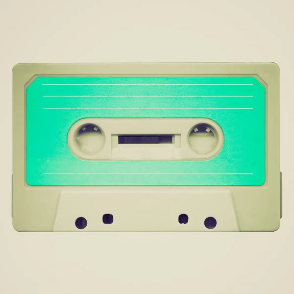 Retro look Tape cassette — Stock Photo, Image