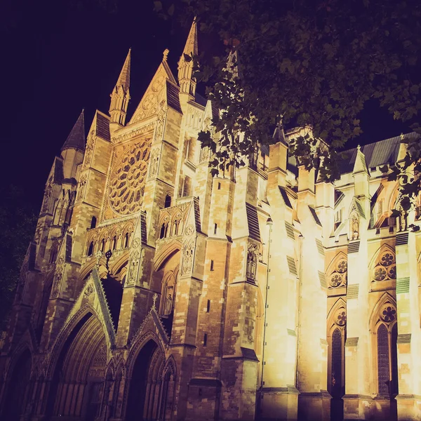 Vintage look Westminster Abbey — Stock Photo, Image