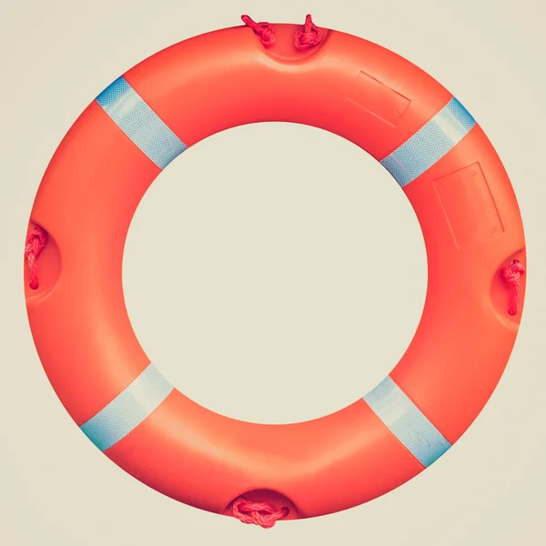 Ретро-взгляд Lifebuoy — стоковое фото