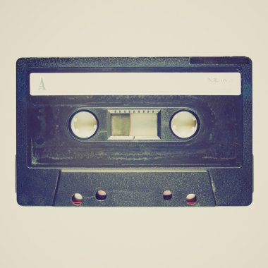 Retro görünüm bant kaseti