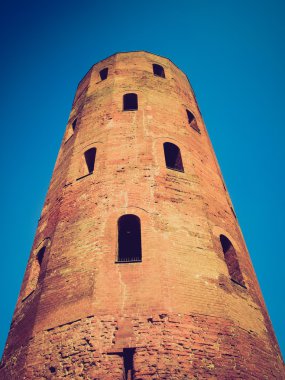 Retro görünüm Porte Palatine, Torino