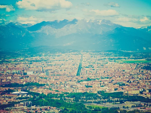 Retro look Turín, Italia — Foto de Stock