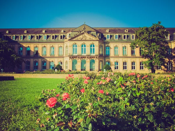 Retro look Neues Schloss (Novo Castelo), Estugarda — Fotografia de Stock