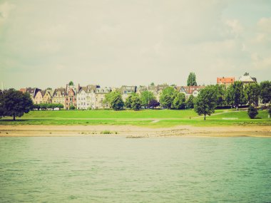 Retro görünümü Rhein Nehri