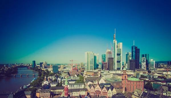 Aspecto retro Frankfurt am Main, Alemania —  Fotos de Stock