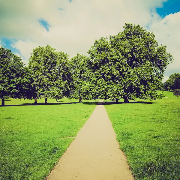 Retro vzhled regents park, Londýn — Stock fotografie
