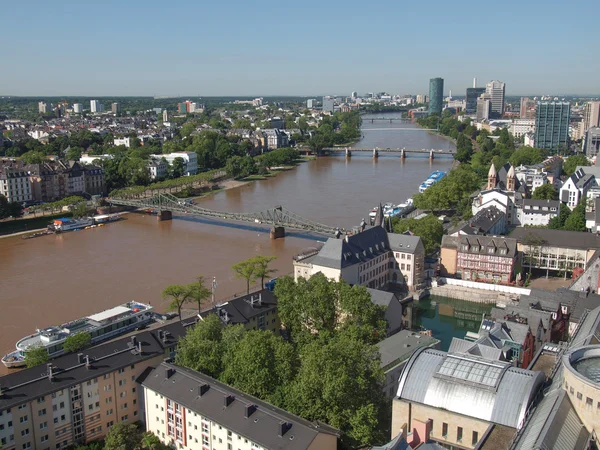 Vista aérea de Frankfurt —  Fotos de Stock