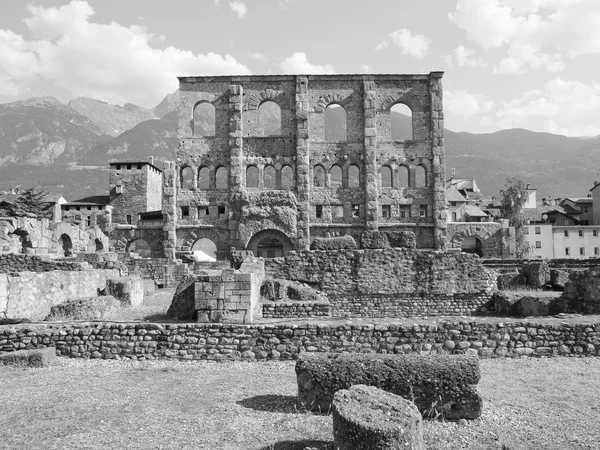 Roman Theatre Aosta — Stock Photo, Image