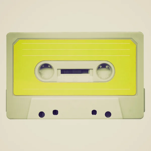 Retro look cassette — Stockfoto