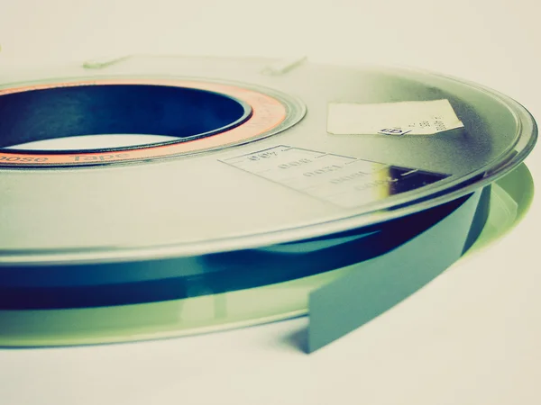 Retro look Tape reel — Stock Photo, Image