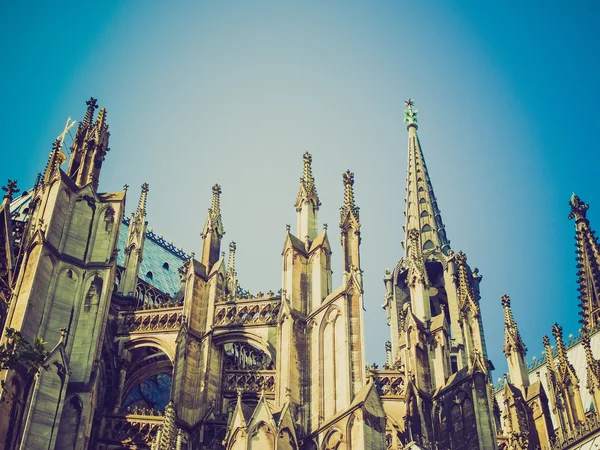 Retro look Koeln Dom — Stock Photo, Image