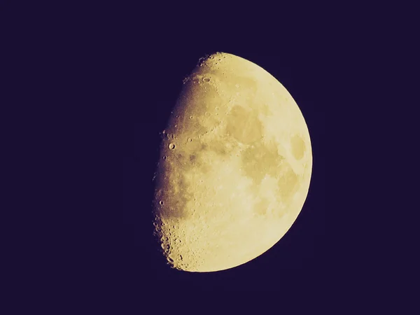 Retro podívej Měsíc — Stock fotografie