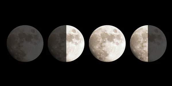 Moon phases — Stock Photo, Image