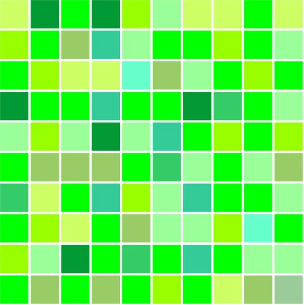 Seamless tiles background different shades of green colour — Stock Photo, Image